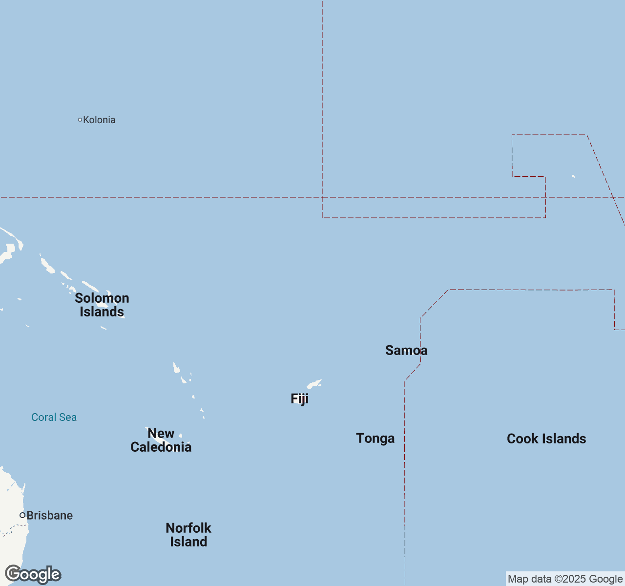 Map of Tuvalu
