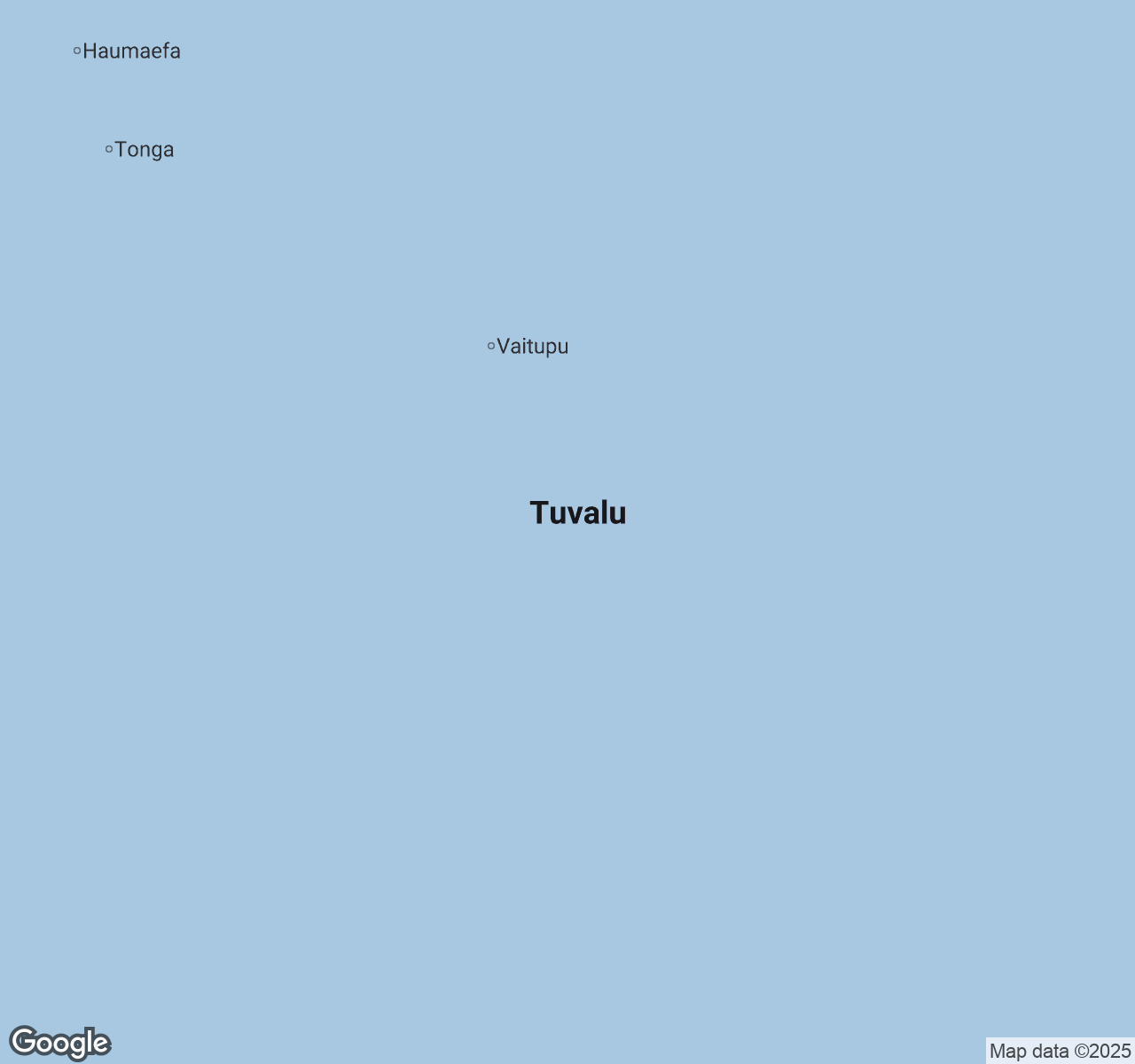 Map of Tuvalu